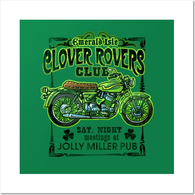 CLOVER ROVER Wall Art by teepublickalt69